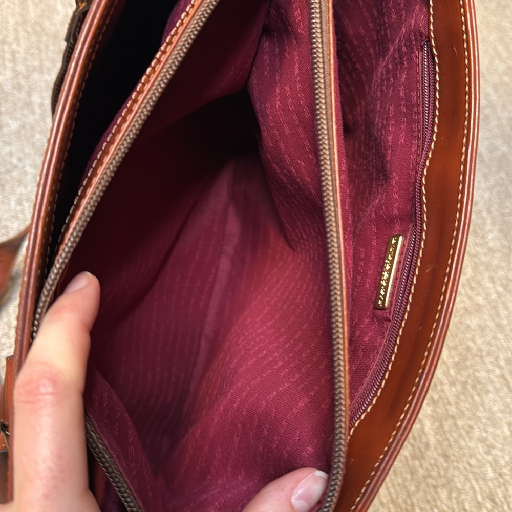 Vintage Burberry Blue Label Blue Nova Check Zip Tote Bag - Picture 4 of 14